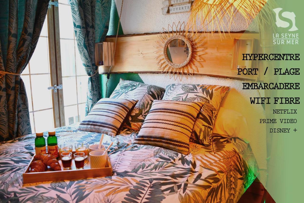 La Cahute H24,Cosy,Port,Plage,Wifi,Netflix 라센느쉬르메르 외부 사진